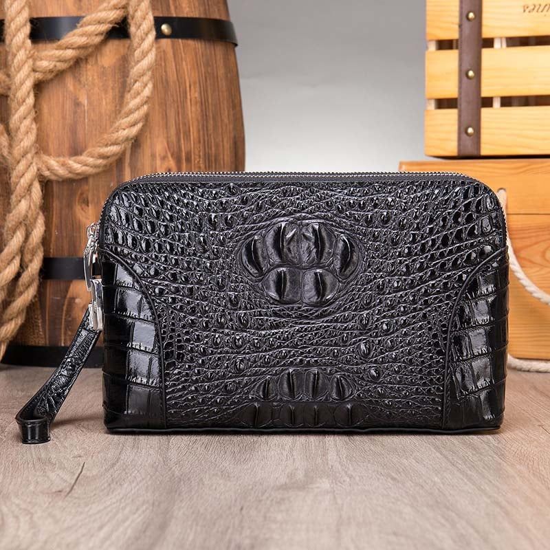 [Order] Ví da nam cao cấp, ví dài da thật vân cá sấu CEC182