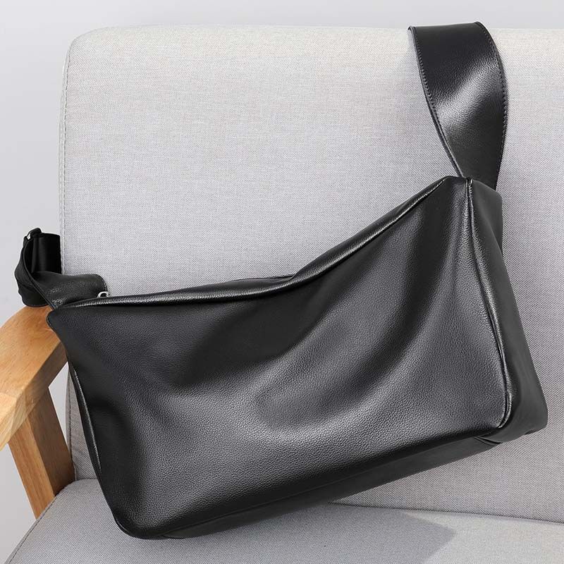 [Order] Túi đeo chéo da mềm, túi đựng ipad da thật CEC115