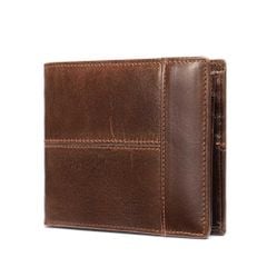 Ví nam nhỏ gọn chống trộm RFID, ví da bò thật CEC257