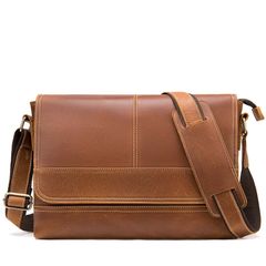[Order] Túi da đeo chéo, túi đựng ipad nam da bò thật lớp 1 CEC125