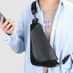 [Order] Túi đeo trước ngực nam da thật CEC233