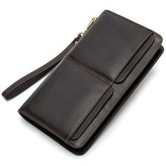 [Order] Ví da nam cầm tay, ví dài da bò thật lớp 1 CEC160