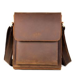 [Order] Túi đeo chéo nam, túi đựng ipad da ngựa điên CEC076