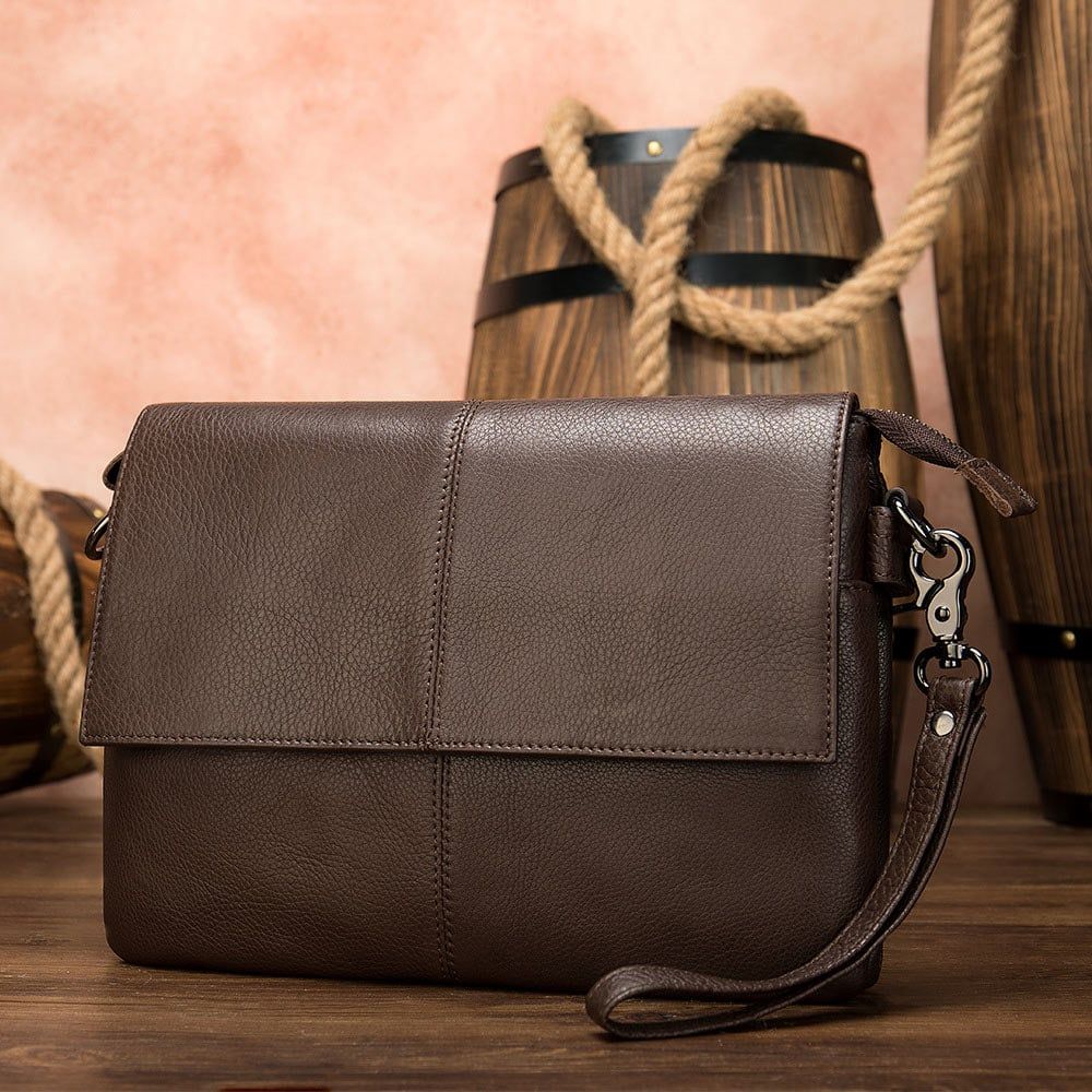 [Order] Ví nam cầm tay, ví da bò thật lớp 1 CEC139