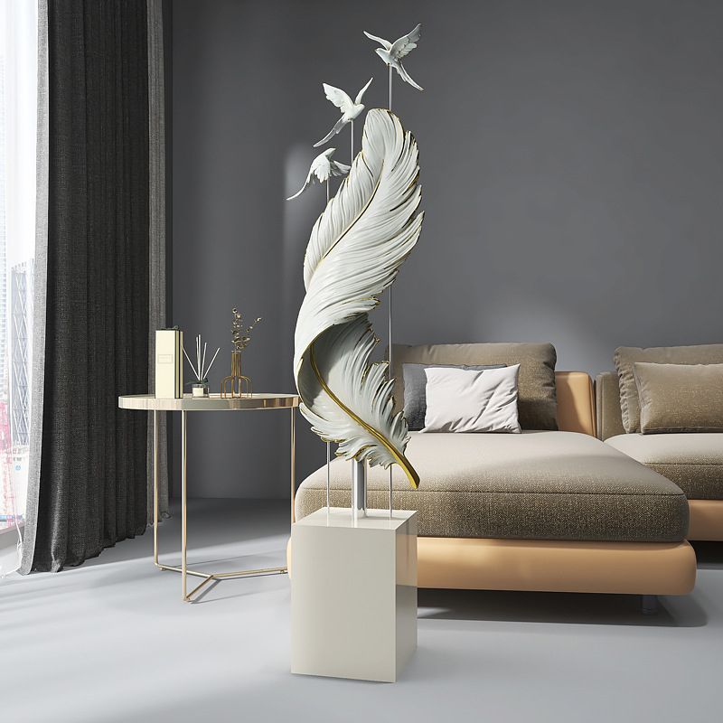 [Order] Đồ decor phòng khách - Tượng Lông Anh Vũ