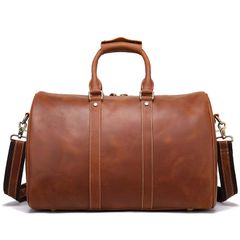 [Order] Túi du lịch nam, túi xách da ngựa điên cao cấp CEC156