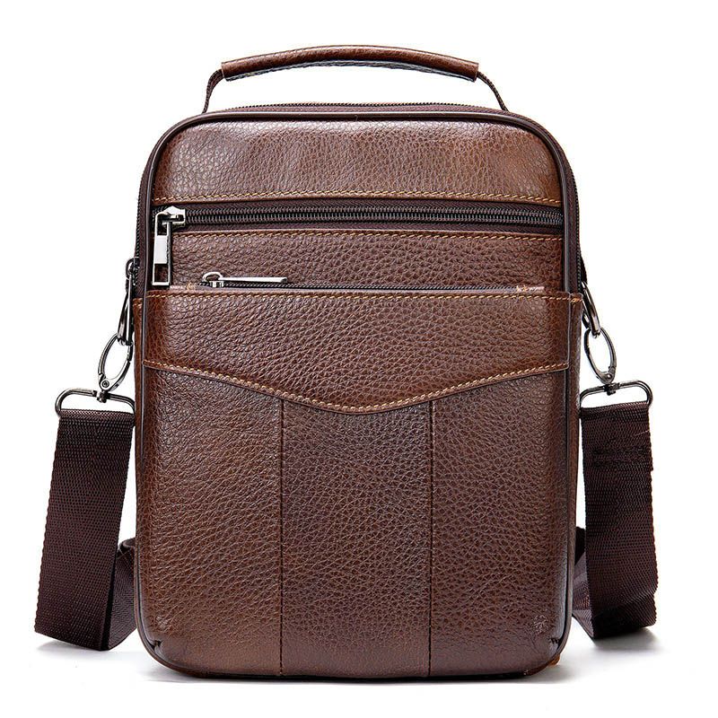 [Order] Túi đeo chéo nam da thật, đựng ipad phong cách Retro