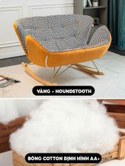 [Order] Ghế bập bênh đôi, ghế thư giãn phong cách Bắc Âu