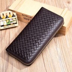[Order] Ví da nam cầm tay, ví dài da thật phòng cách Hàn Quốc CEC161