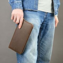 [Order] Ví nam cầm tay, ví dài da thật CEC184