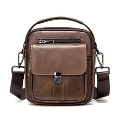 [Order] Túi đeo chéo nam da thật, có móc đeo kính CEC039