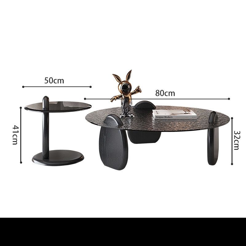 [Order] Bàn cafe sáng tạo mặt kính cường lực cho căn hộ nhỏ
