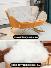 [Order] Ghế bập bênh đôi, ghế thư giãn phong cách Bắc Âu