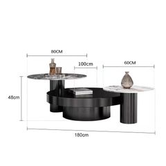 [Order] Bàn trà, cafe bằng thép không gỉ, phong cách tối giản của Ý