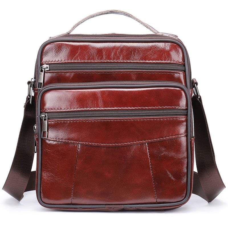 [Order] Túi đeo chéo nam da thật phong cách Retro CEC018