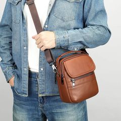 [Order] Túi đeo chéo nam cỡ nhỏ da thật, túi đựng ipad CEC046