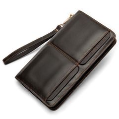 [Order] Ví da nam cầm tay, ví dài da bò thật lớp 1 CEC160