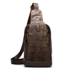 [Order] Túi đeo trước ngực, túi đeo chéo nam da thật CEC210