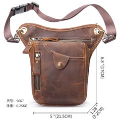 Túi đeo bao tử nam da bò thật CEC253