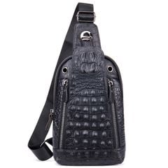 [Order] Túi đeo trước ngực, túi đeo chéo nam da thật CEC210