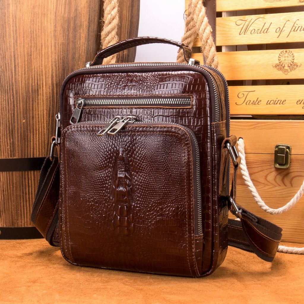 [Order] Túi xách nam cao cấp, túi đeo chéo nam da bò thật lớp 1 CEC070
