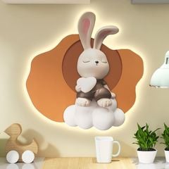 [Order] Đồ decor tường - Tranh sleepy rabbit dễ thương