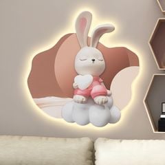 [Order] Đồ decor tường - Tranh sleepy rabbit dễ thương