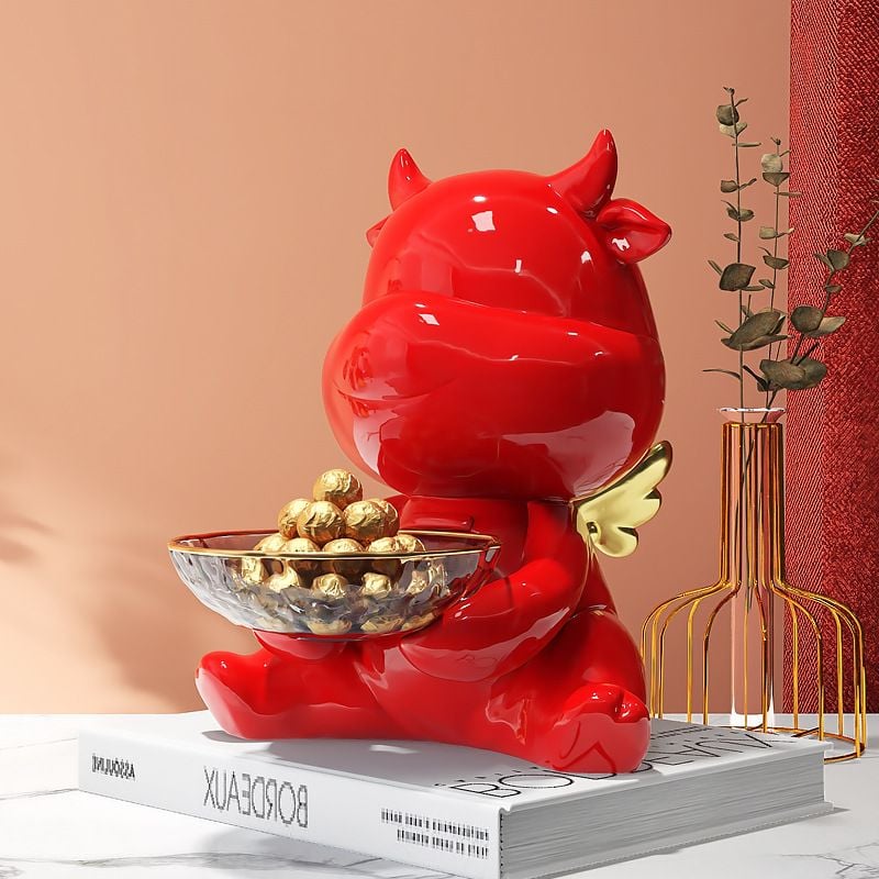 [Order] Decor phòng khách, kệ tivi - Khay để đồ hình thú