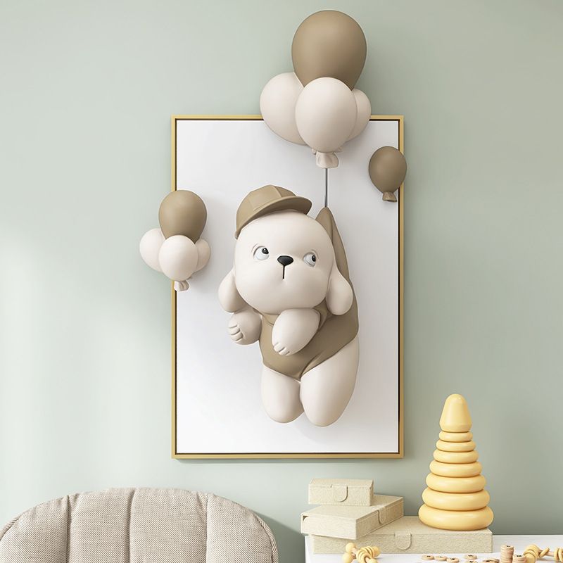 [Order] Đồ decor tường phòng ngủ, phòng khách - Tượng busted puppy