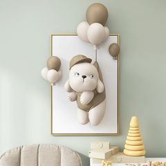 [Order] Đồ decor tường phòng ngủ, phòng khách - Tượng busted puppy