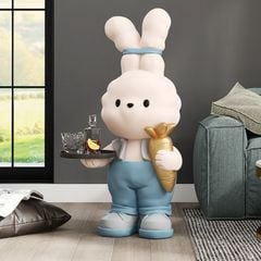 [Order] Đồ decor phòng ngủ, phòng khách - Tượng thỏ mang cà rốt