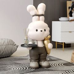 [Order] Đồ decor phòng ngủ, phòng khách - Tượng thỏ mang cà rốt