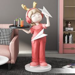 [Order] Đồ decor phòng khách - Khay để đồ hình cô gái