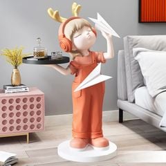 [Order] Đồ decor phòng khách - Khay để đồ hình cô gái