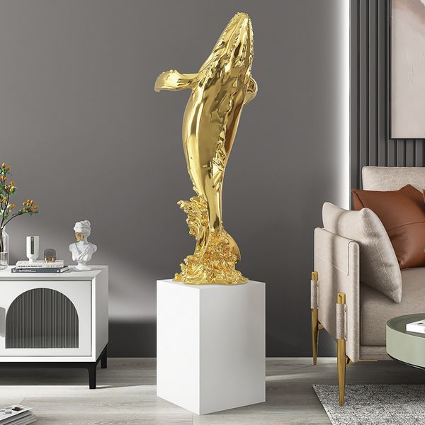 [Order] Quà tặng tân gia - Tượng decor hình cá voi