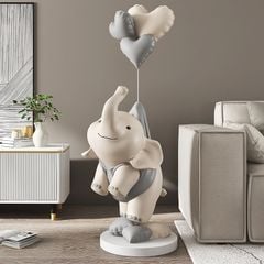 [Order] Đồ decor - Tượng Baloon Elephant trang trí phòng khách, phòng ngủ