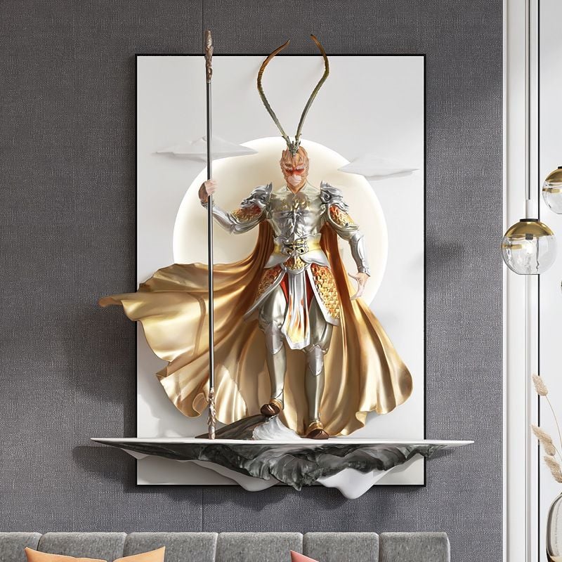 [Order] Đồ decor tường - Tranh tượng đấu chiến thắng phật