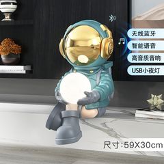 [Order] Đồ decor phòng khách - Tượng phi hành gia ôm đèn