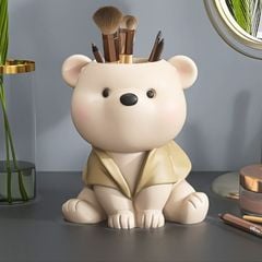[Order] Đồ decor bàn làm việc, bàn học - Hộp đựng bút hình gấu