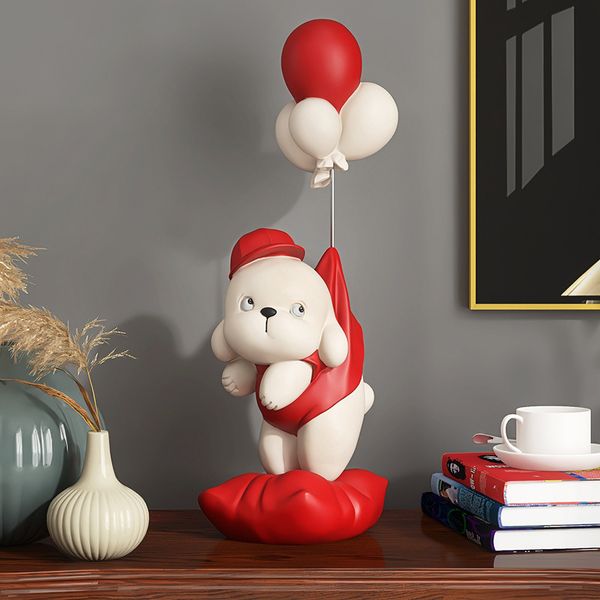[Order] Đồ decor - Tượng busted puppy trang trí phòng khách, phòng ngủ