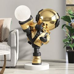 [Order] Đèn decor phòng khách, phòng ngủ - Tượng đèn Shaolin kungfu