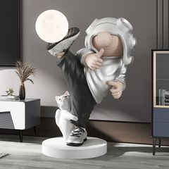 [Order] Đèn decor phòng khách, phòng ngủ - Tượng đèn Shaolin kungfu