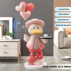 [Order] Đồ decor phòng khách phòng ngủ - Tượng Vịt cầm khay