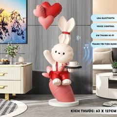 [Order] Đồ decor phòng khách - Khay để đồ hình thỏ, có loa bluetooth