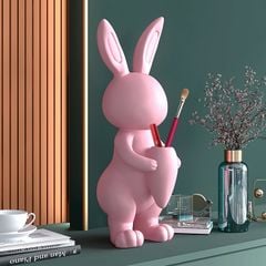 [Order] Đồ decor bàn làm việc, bàn học - hộp đựng bút hình thỏ