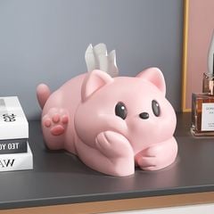 [Order] Đồ decor - Hộp giấy trang trí hình mèo