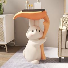 [Order] Bàn đề đồ decor - Tượng thỏ trang trí phòng khách