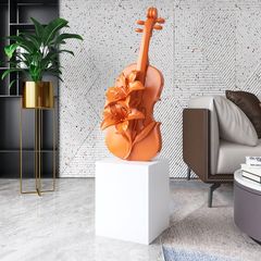 [Order] Quà tặng tân gia - Tượng lily violin trang trí phòng khách