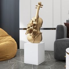 [Order] Quà tặng tân gia - Tượng lily violin trang trí phòng khách