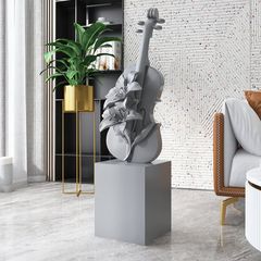 [Order] Quà tặng tân gia - Tượng lily violin trang trí phòng khách